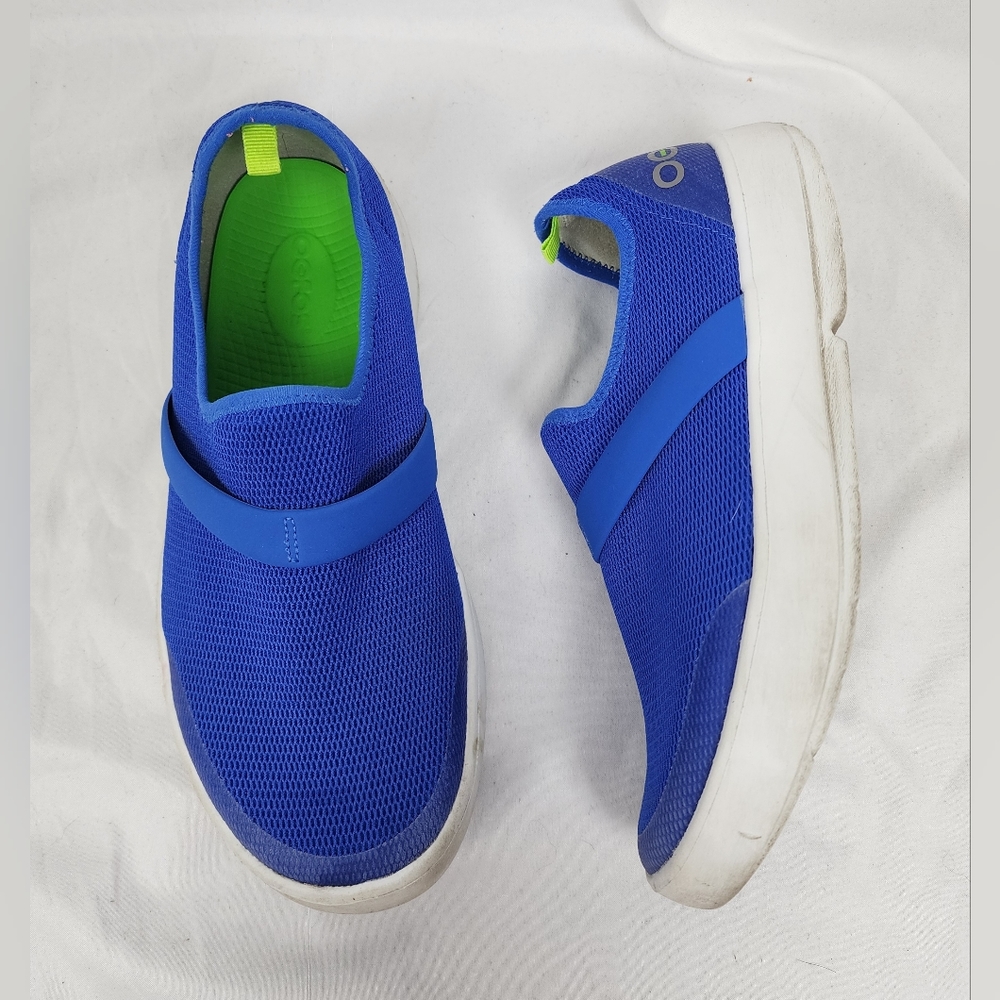 OOFOS Royal Blue Women's Slip-On Flats